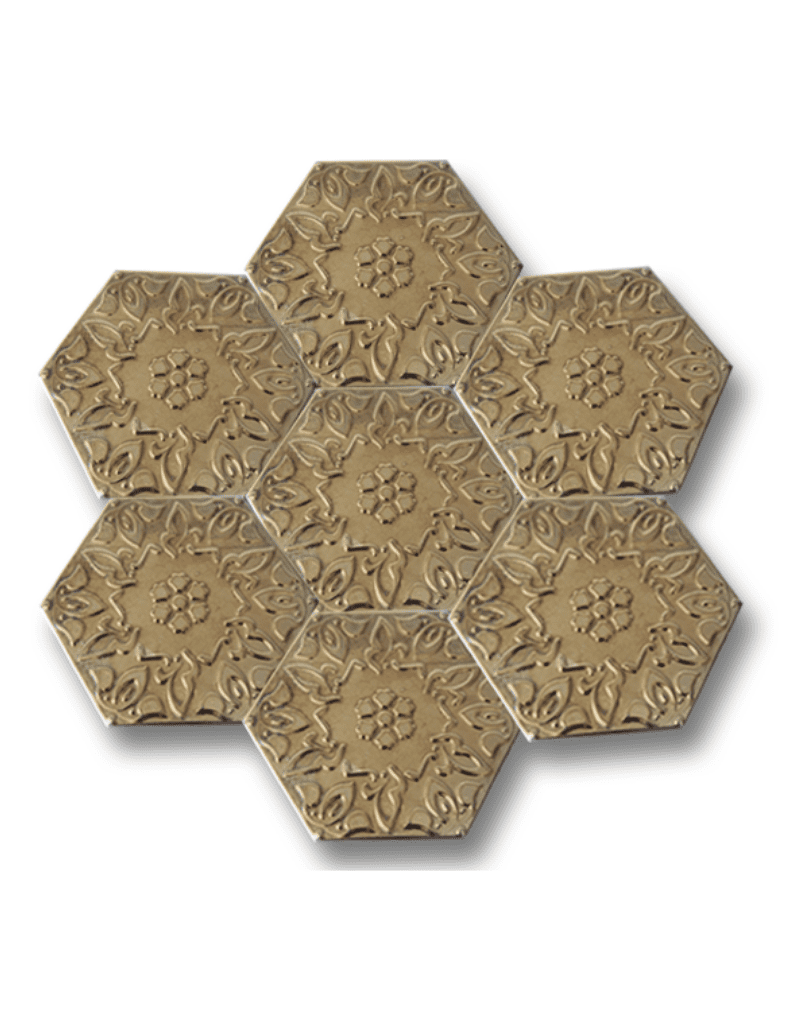 Altıgen Seramik Karo - 16, Hamam Seramik Çeşitleri Modelleri Altıgen Çini