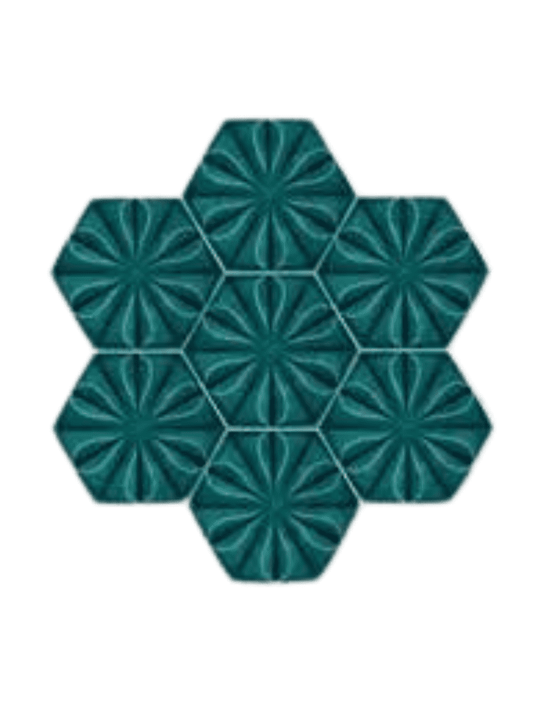 Altıgen Seramik Karo - 50, Altıgen Mavi Seramik Karo Çeşitleri