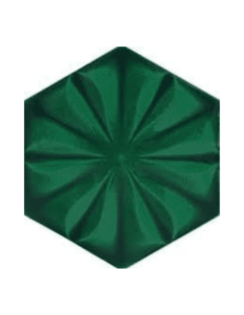 Altıgen Seramik Karo - 57, Altıgen Seramik Texture Zümrüt Yeşil