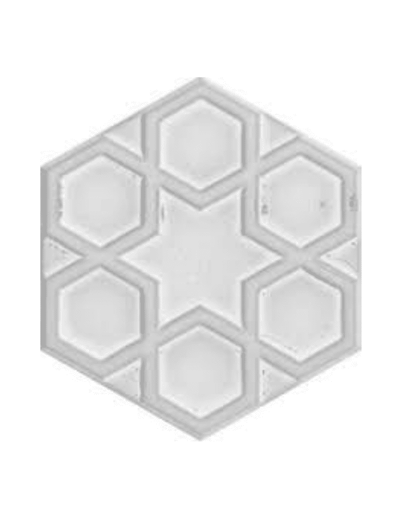 Altıgen Seramik Karo - 63, Geometri Kütahya Çini Altıgen